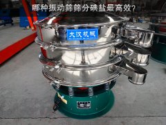 哪種振動(dòng)篩篩分碘鹽？