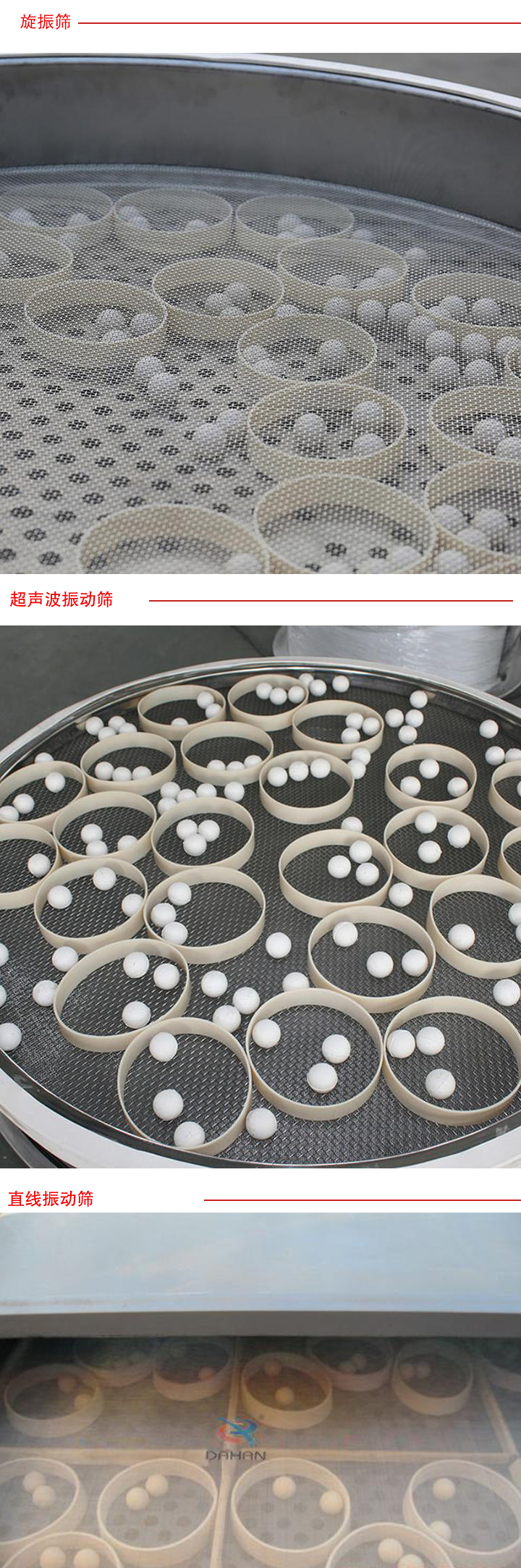 振動篩作用