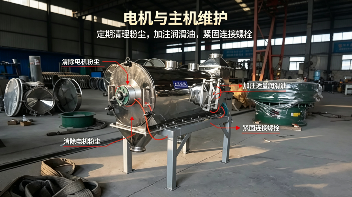 氣旋篩日常維護流程示意圖
